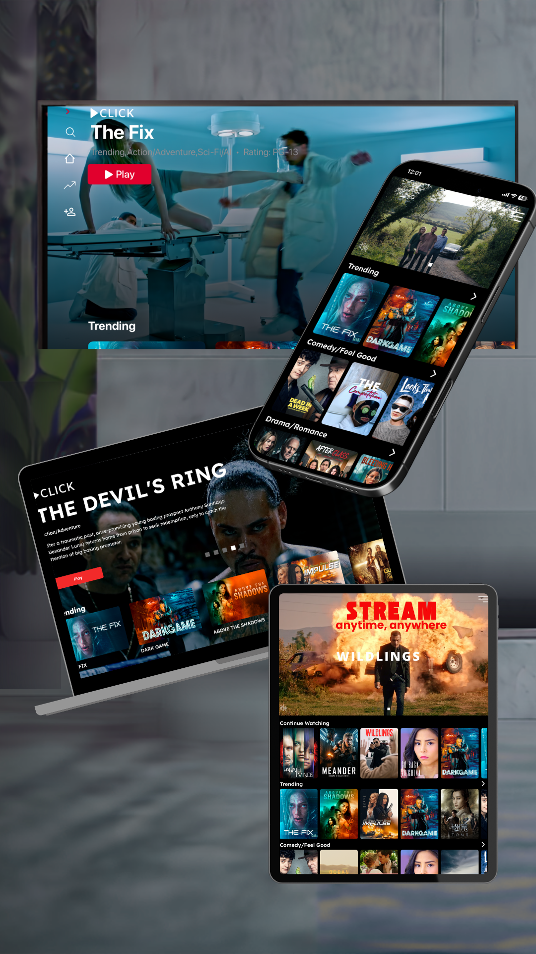 Watch Click on all devices