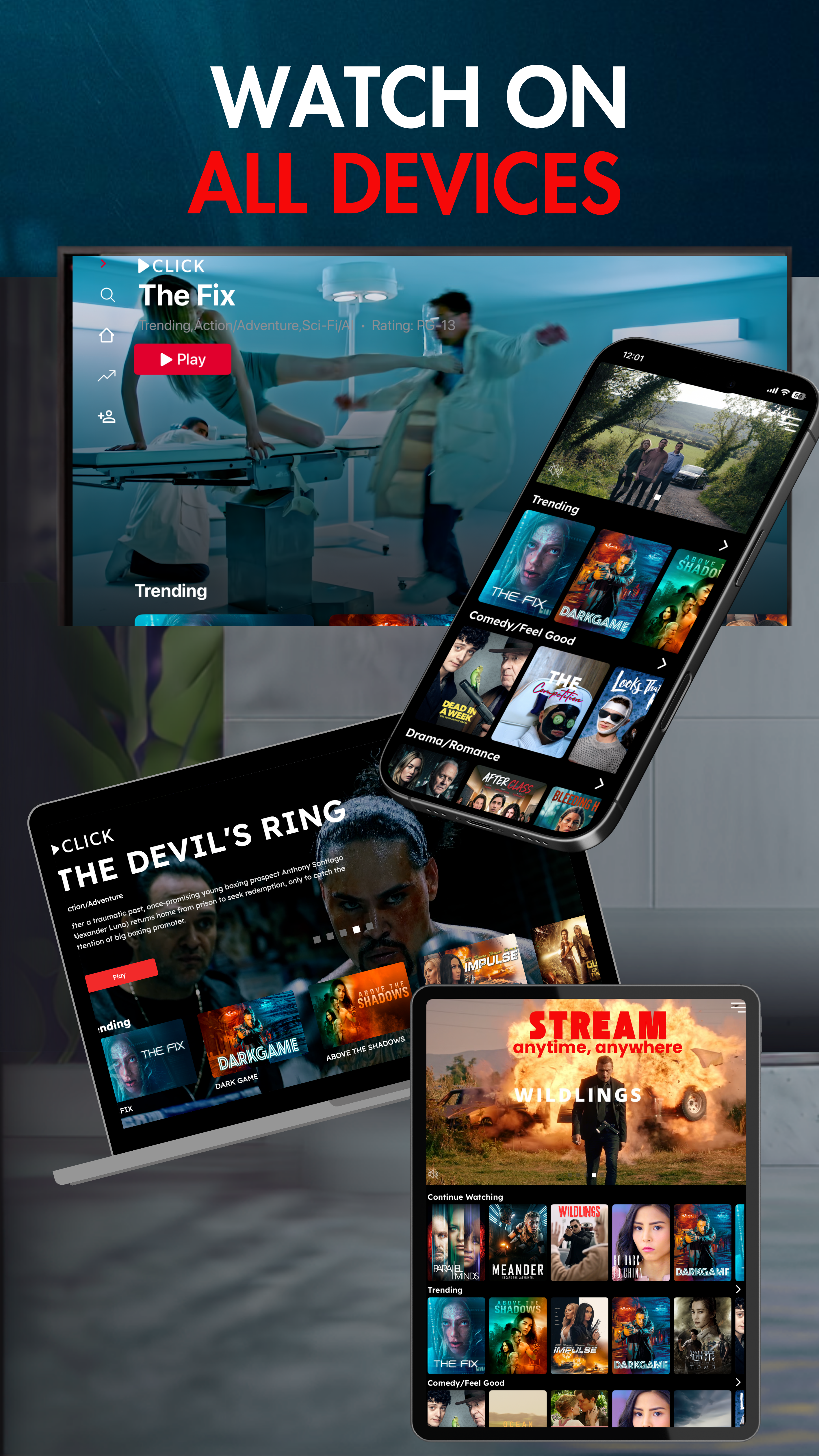 Watch Click on all devices